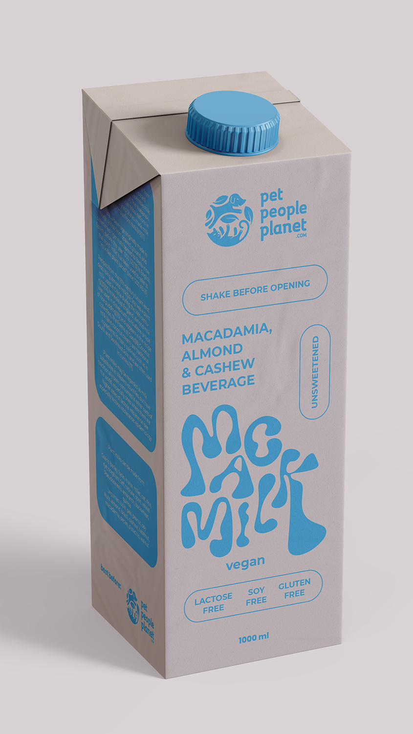 Label design with blobby rounded font lettering
