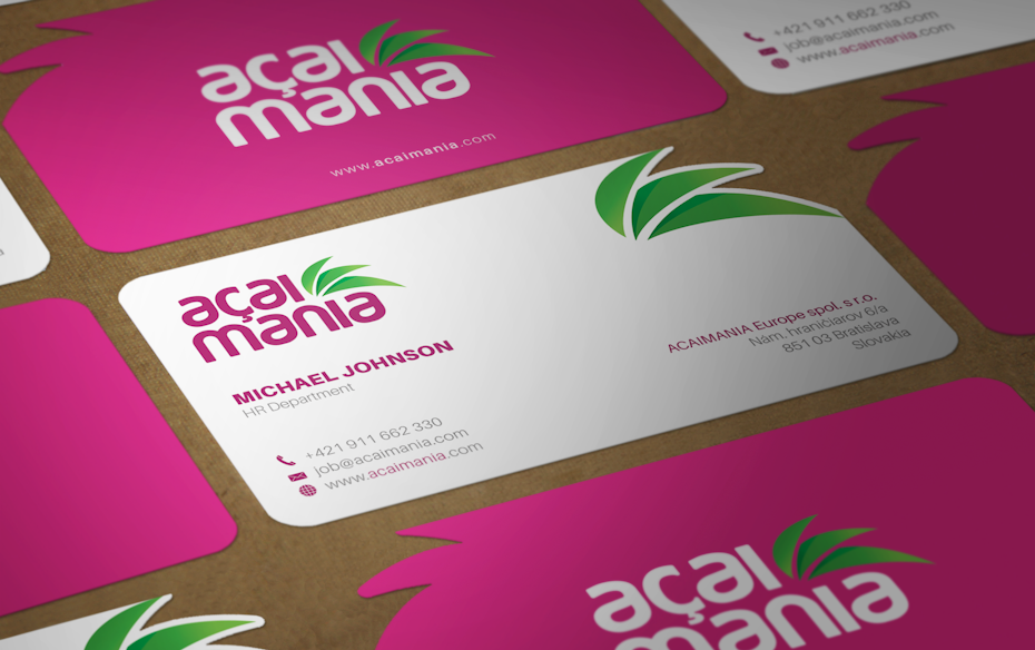 Business card design trends 2022 example