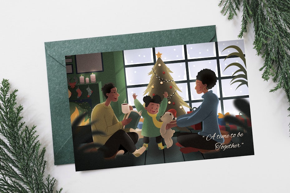 Family Christmas Card design