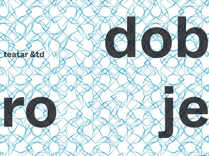 Poster design with parametric pattern