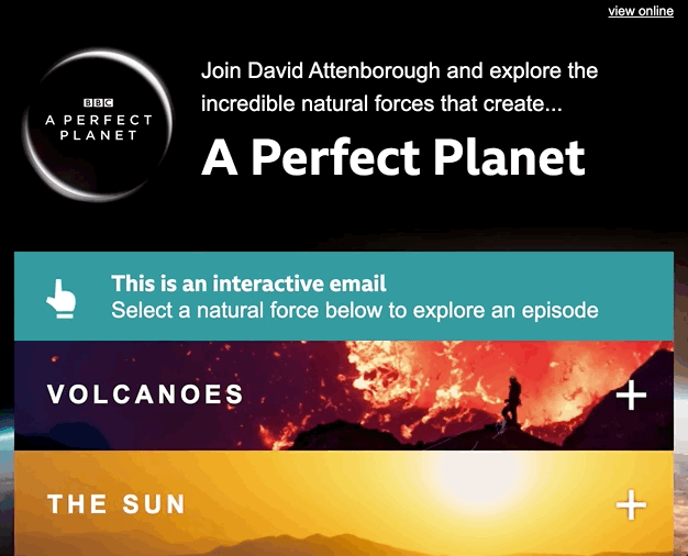 Example of email trends 2022