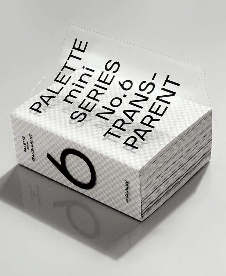 Diseño de portada de libro transparente Palette Mini-Series