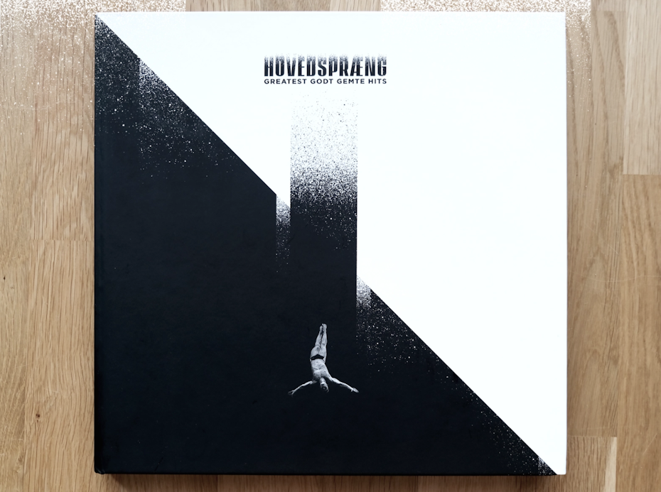 Libro de lanzamiento de doble LP de Hovedspræng