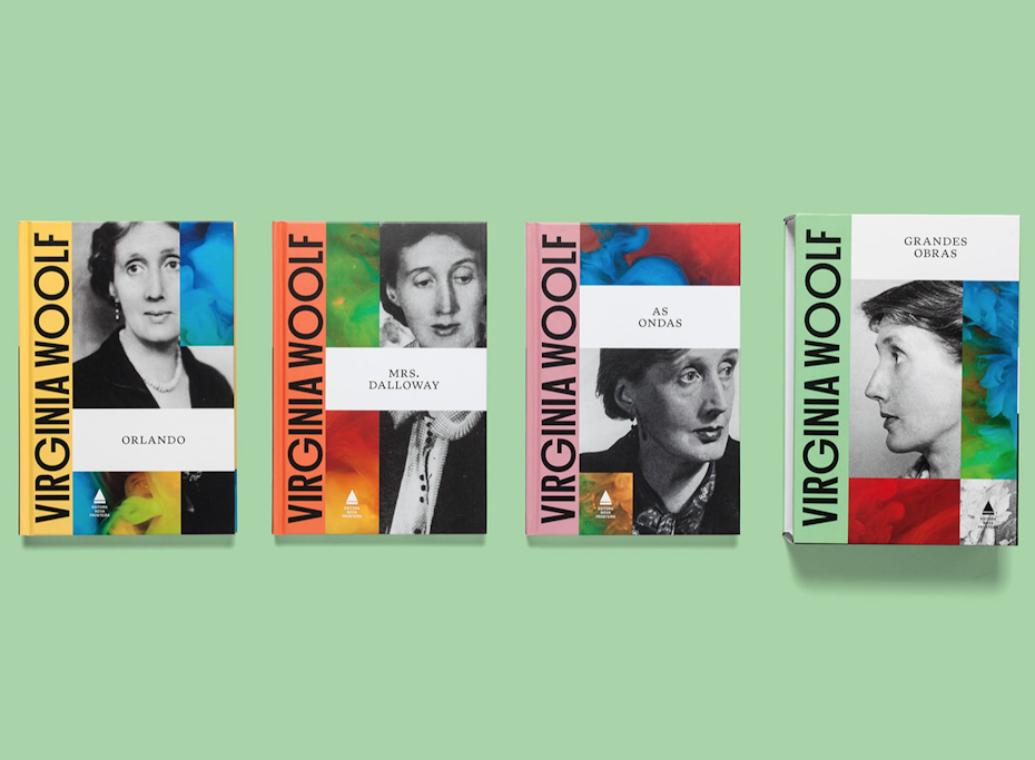 Covers for Virginia Woolf’s work