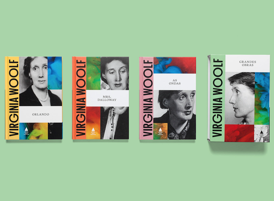 Covers for Virginia Woolf’s work