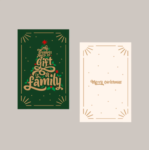Peace on Earth Christmas Card
