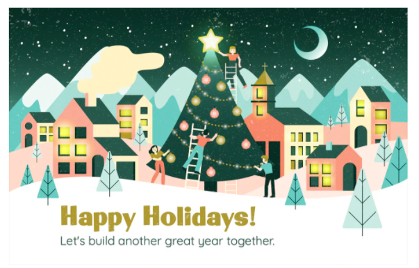 Nice list christmas card