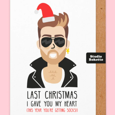 George Michael Christmas card