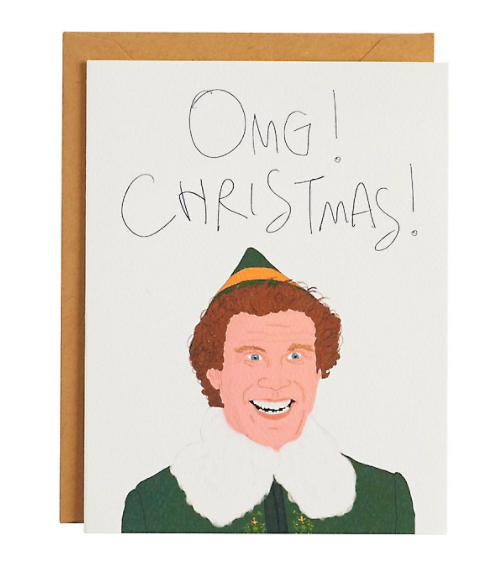 Elf Christmas card