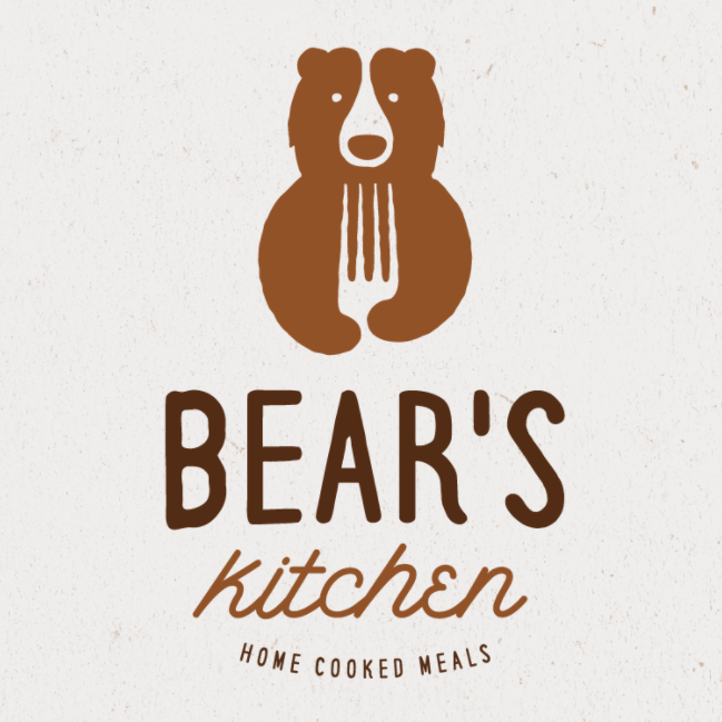 Logo color meaning: brown logo design for restaurant