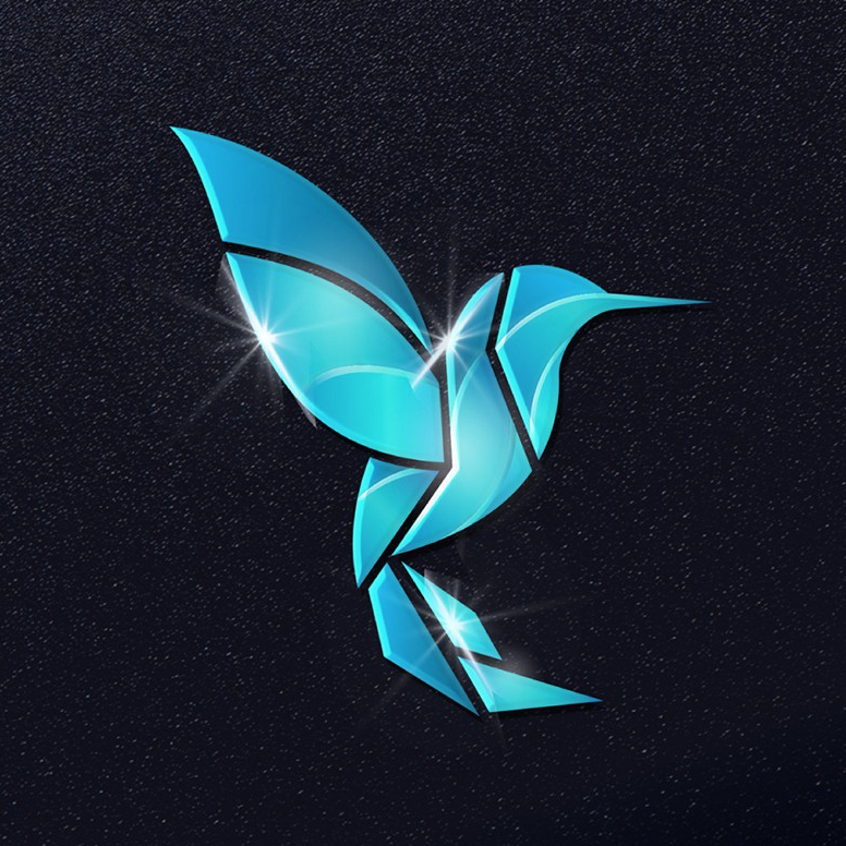 Blue logo design​​ for tech company