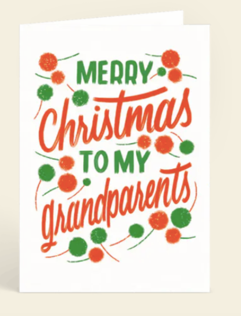 Grandparents Christmas card