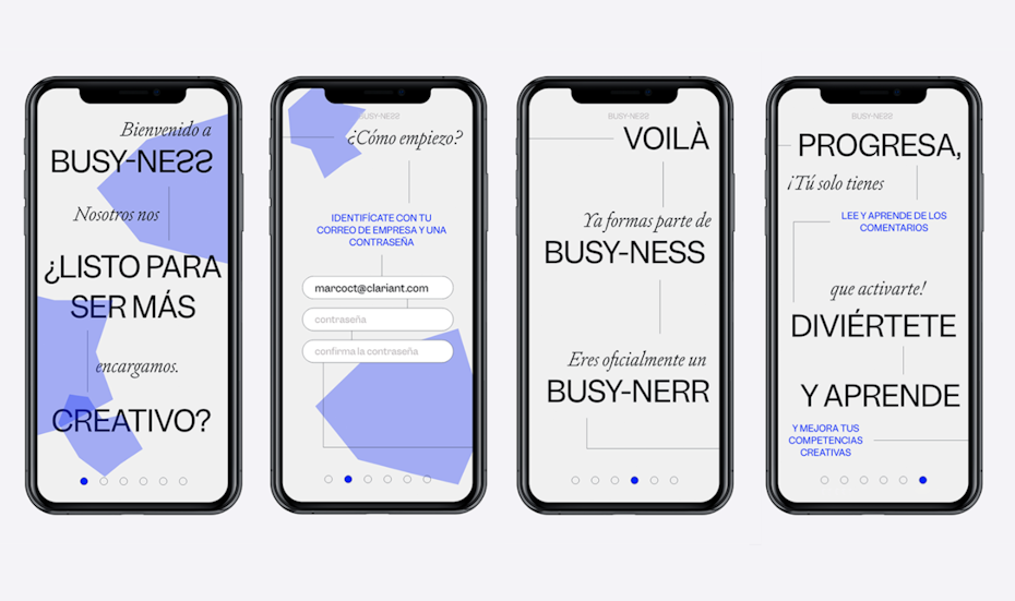 Design d'application mobile brutaliste