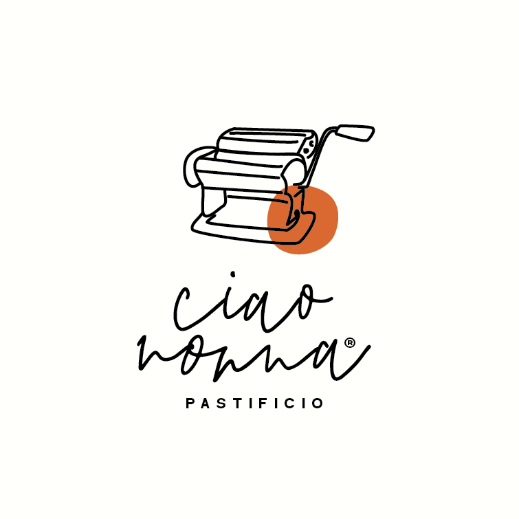 Orange logo design for writing service