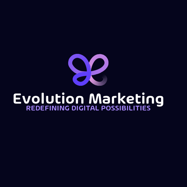 Logo color meaning: purple logo design for marketing service