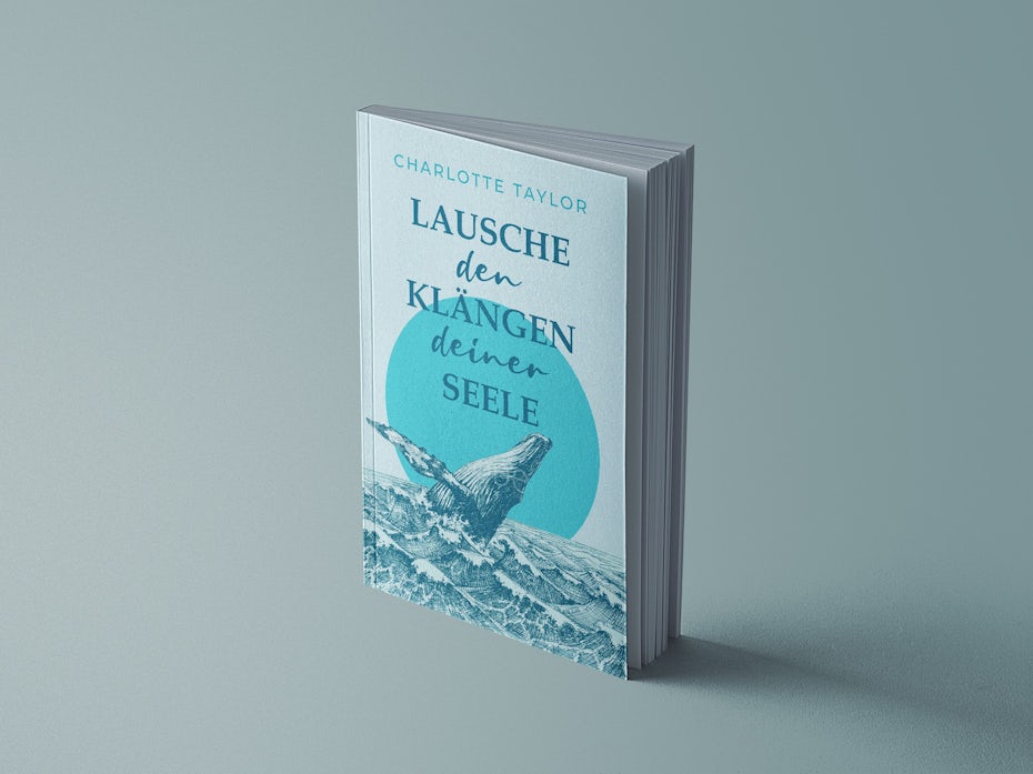 Aquatic book cover design