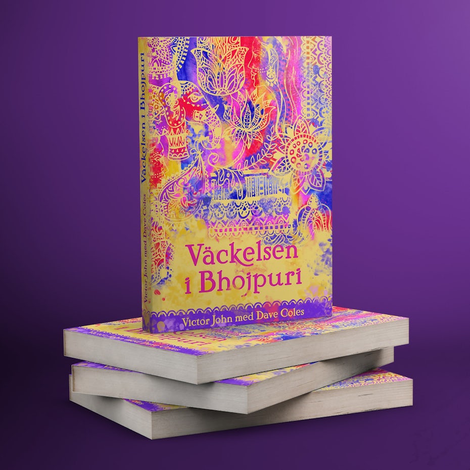 Diseño de portada de libro The Revival in Bhojpuri