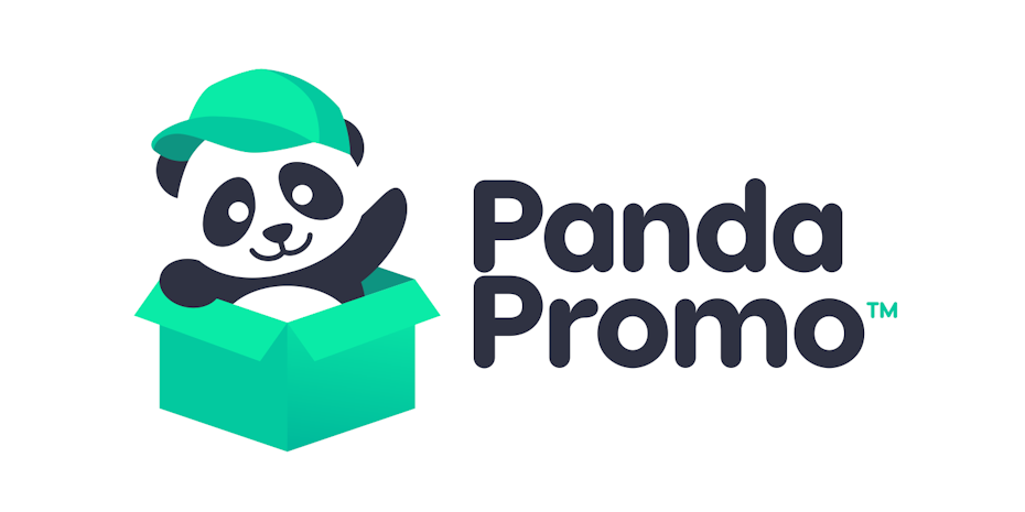 Green panda logo design for B2B service