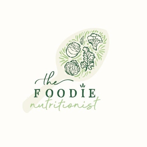 Green logo design for nutritionist