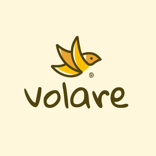Logo color meaning: yellow bird logo design