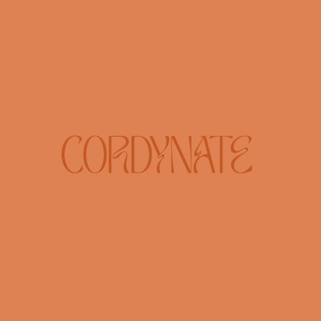 Orange logo design for apparel brand