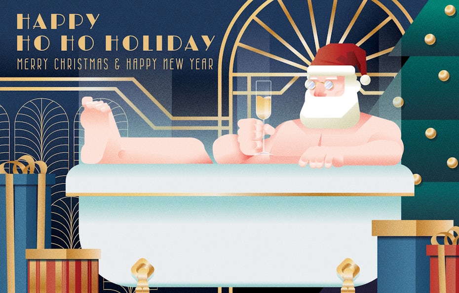 Art Deco-inspired Card design
