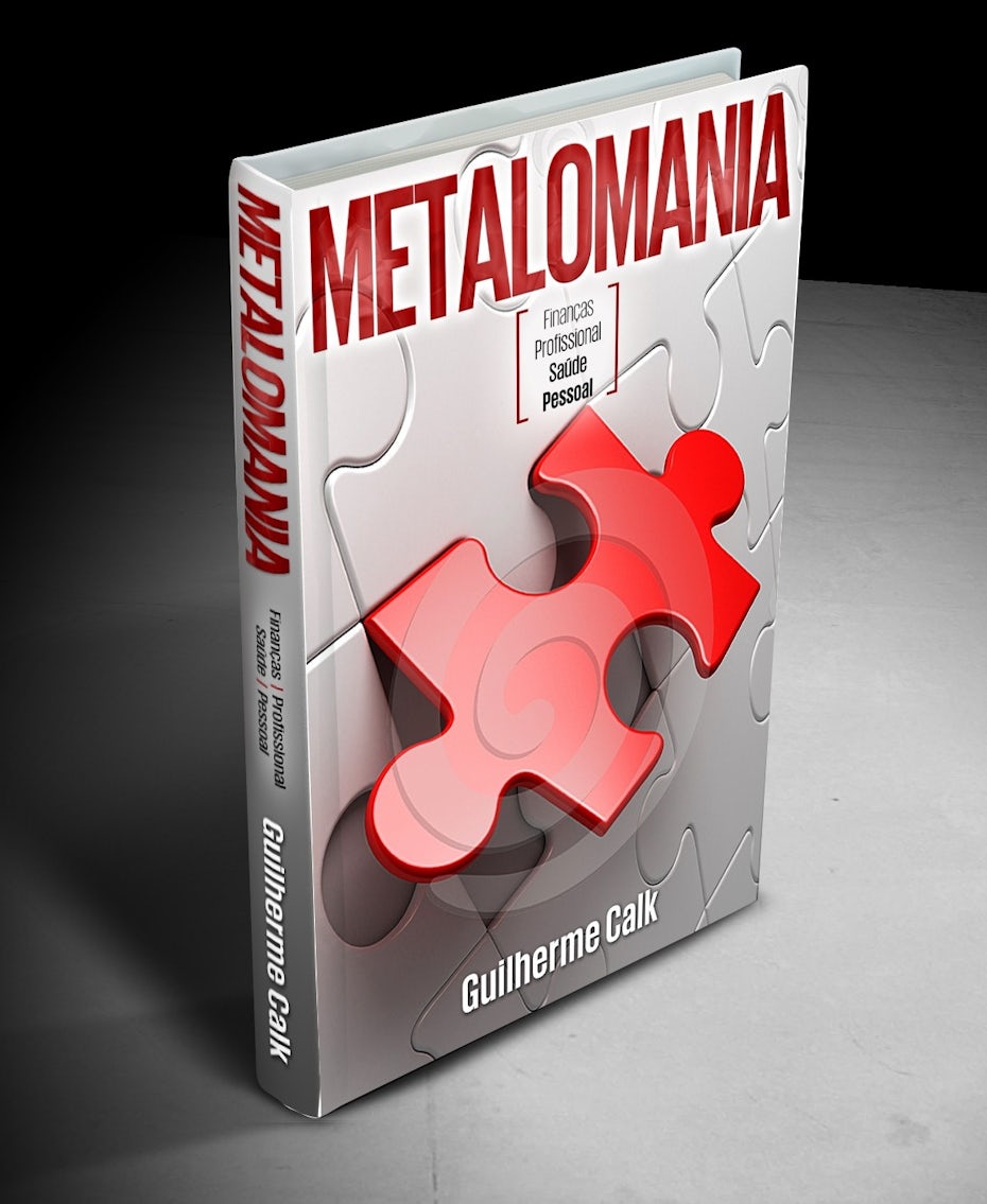 Diseño de portada de libro Metalomania