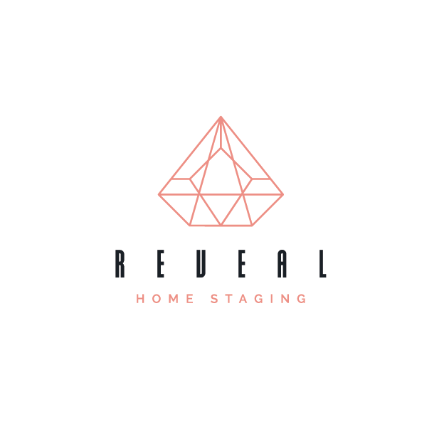Pink logo design for real estate company