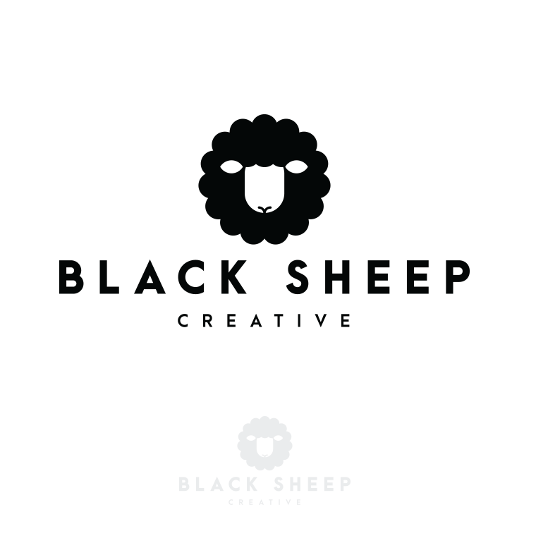 black logo for art & design brand