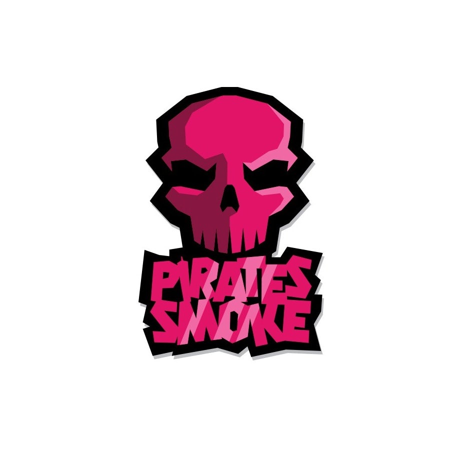 Pink logo design for smoking brand