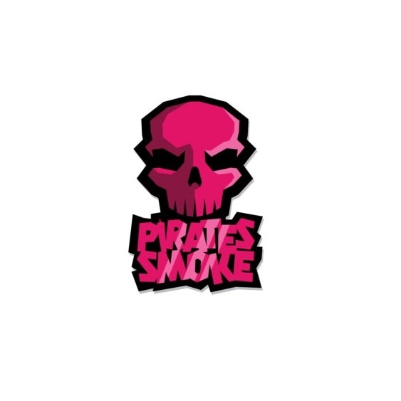 Pink logo design for smoking brand