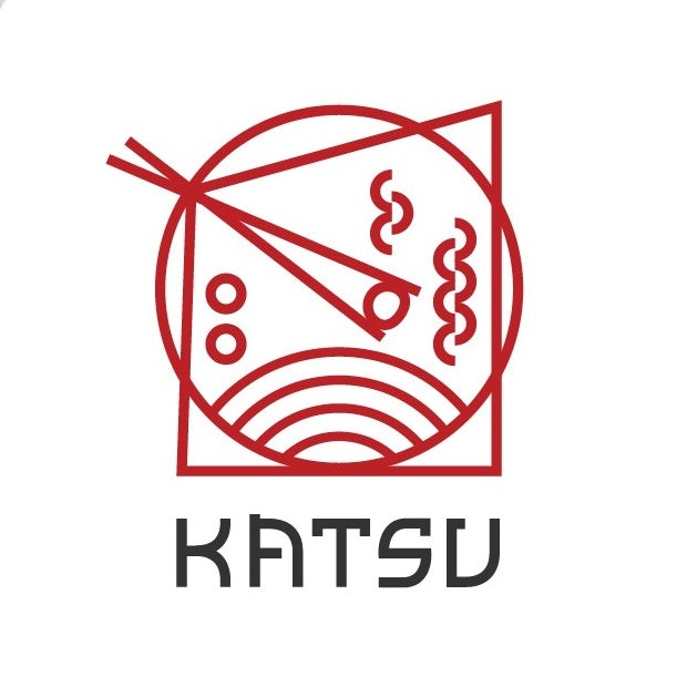 Logo color meaning: red logo design for Japanese street food restaurant