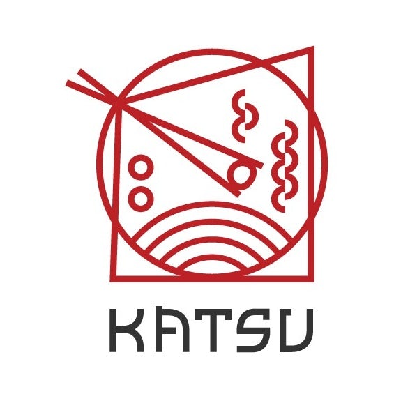 Red logo design for Japanese street food restaurant