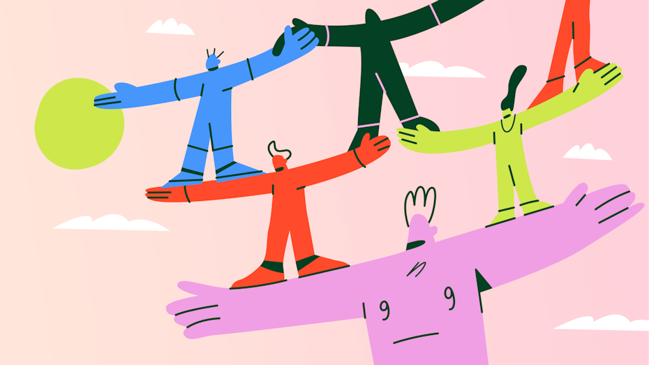 January Kalender, Design in Pastell