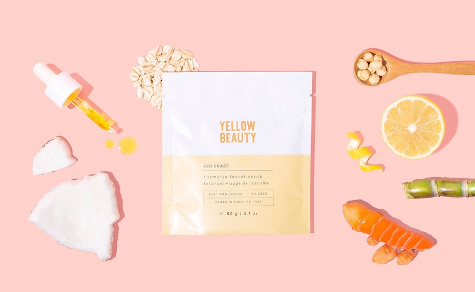 Yellow Beauty cosmetics packaging design