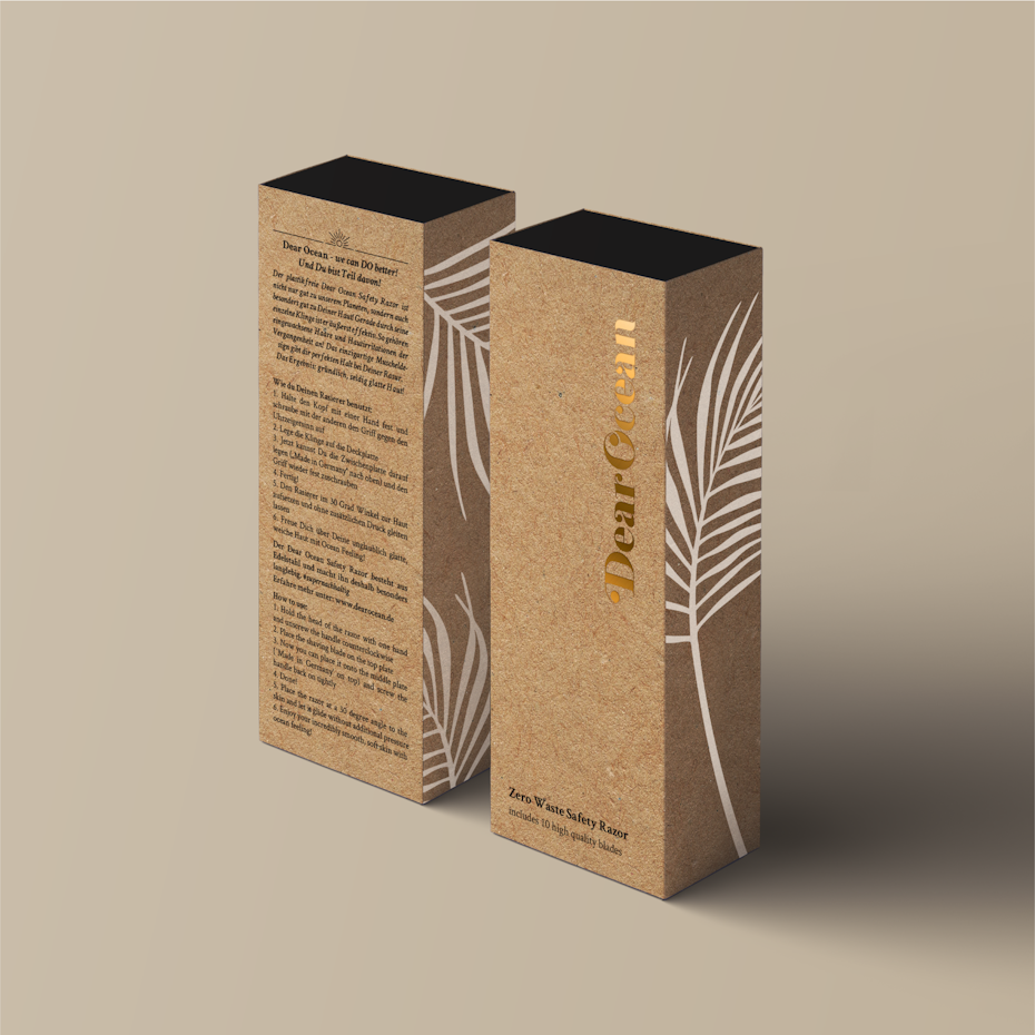 Dear Ocean packaging design