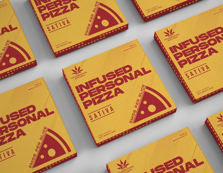 pizza box packaging design