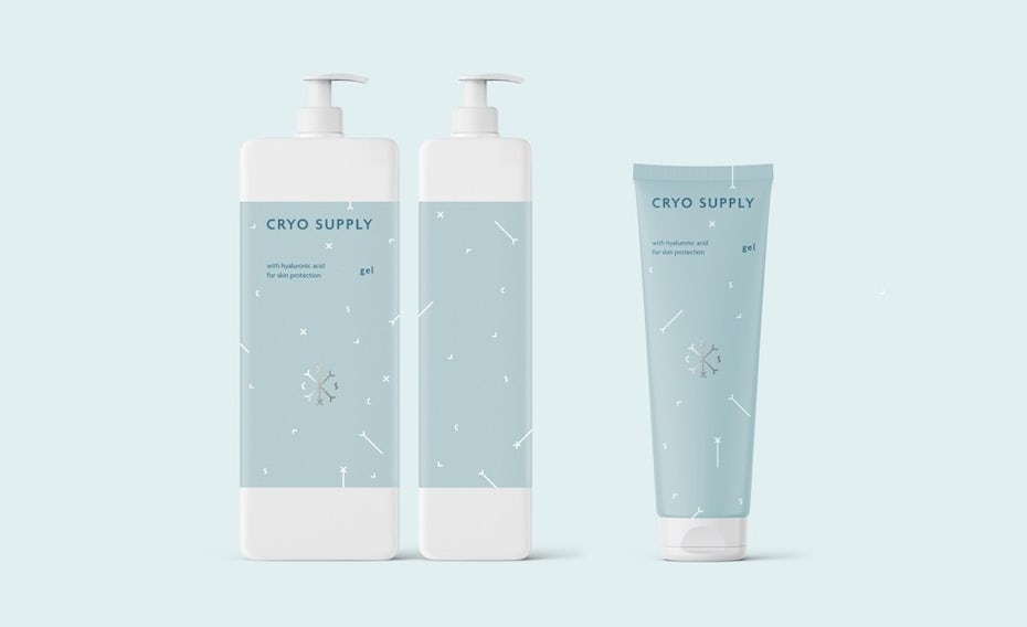 Cryo Supply packaging design