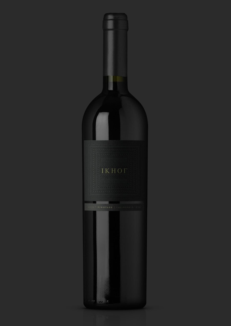 Ikhor wine label design