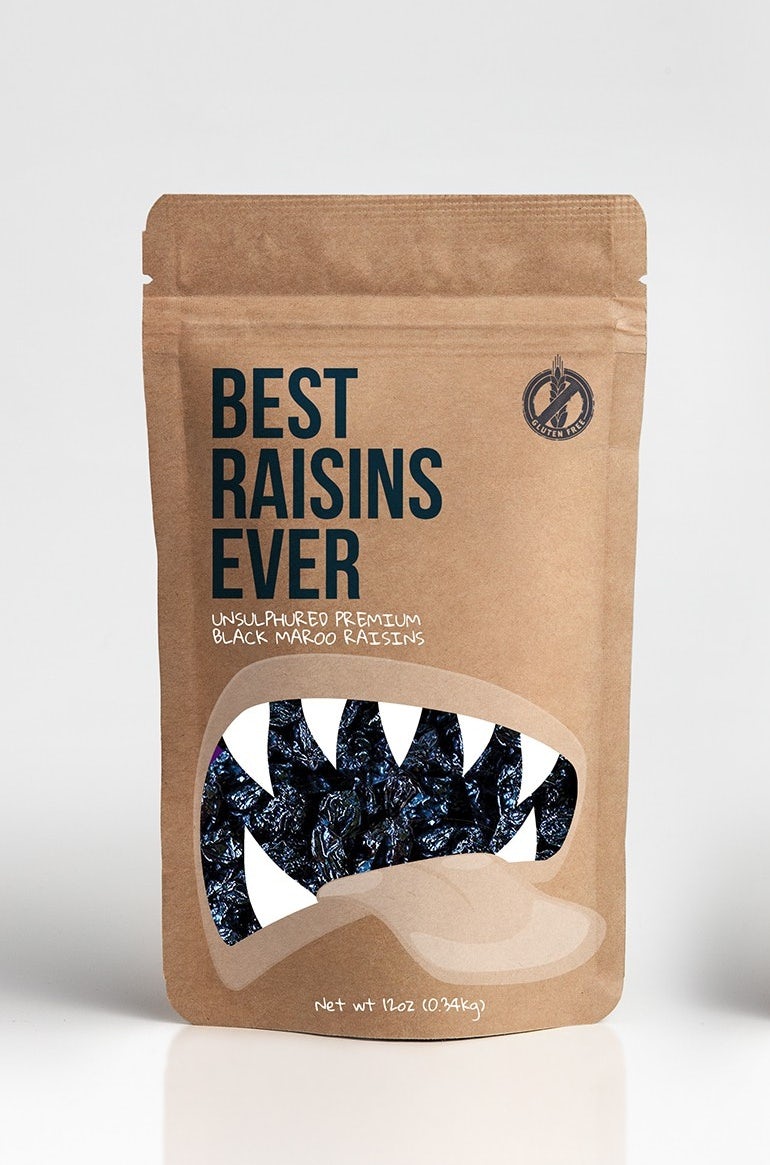 Best Raisins Ever packaging design