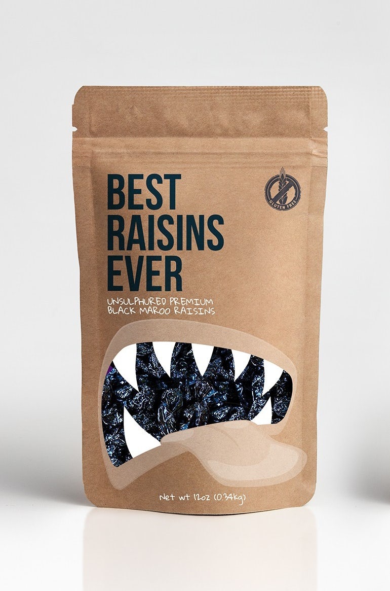 Best Raisins Ever packaging design