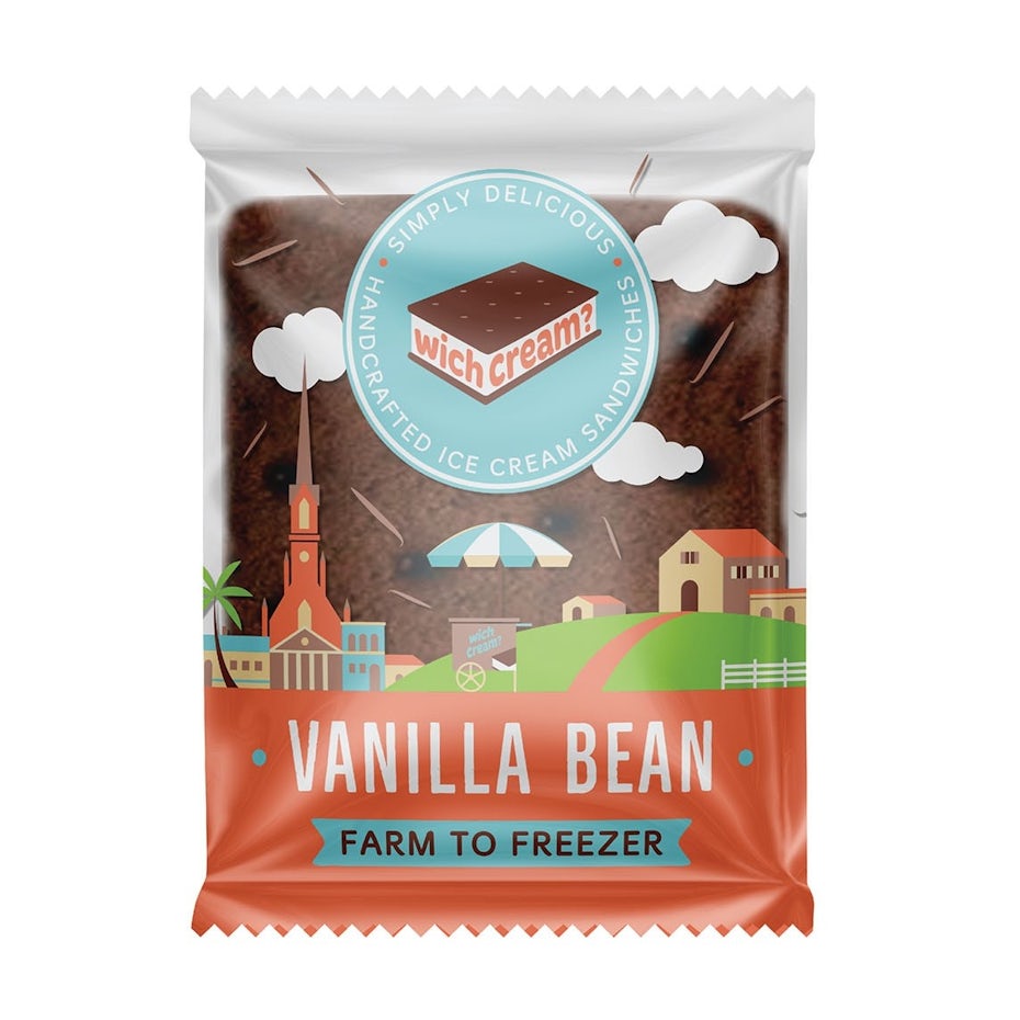 Wich Cream? packaging design