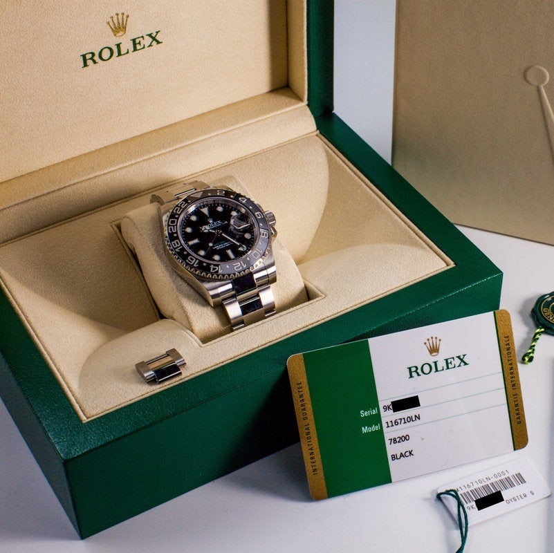 Rolex watch packaging