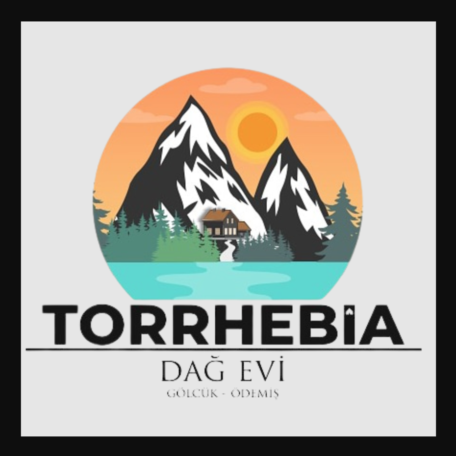 round logo showing spa resort nestled within mountains