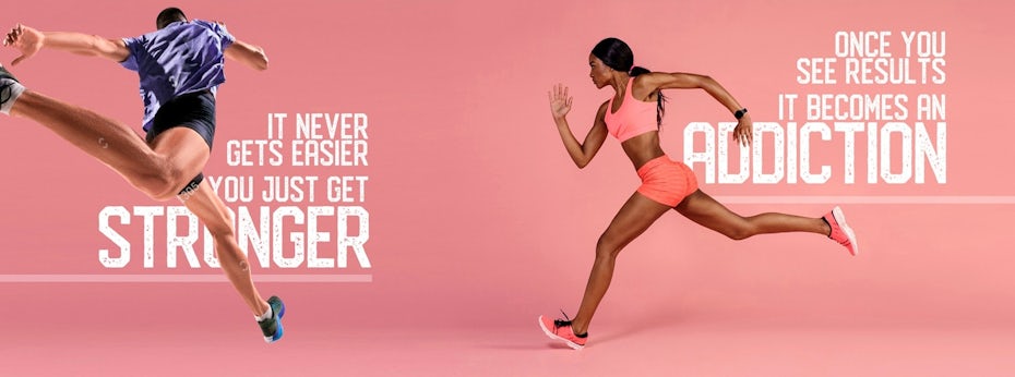 fitness club wall sticker
