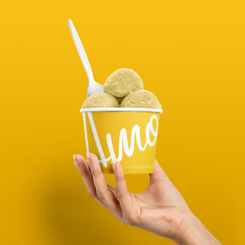 Amoodis ice cream cup design
