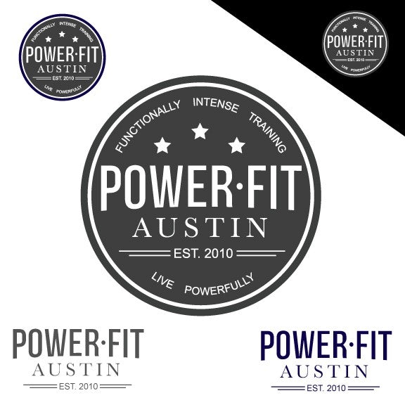 power fit austin logo design