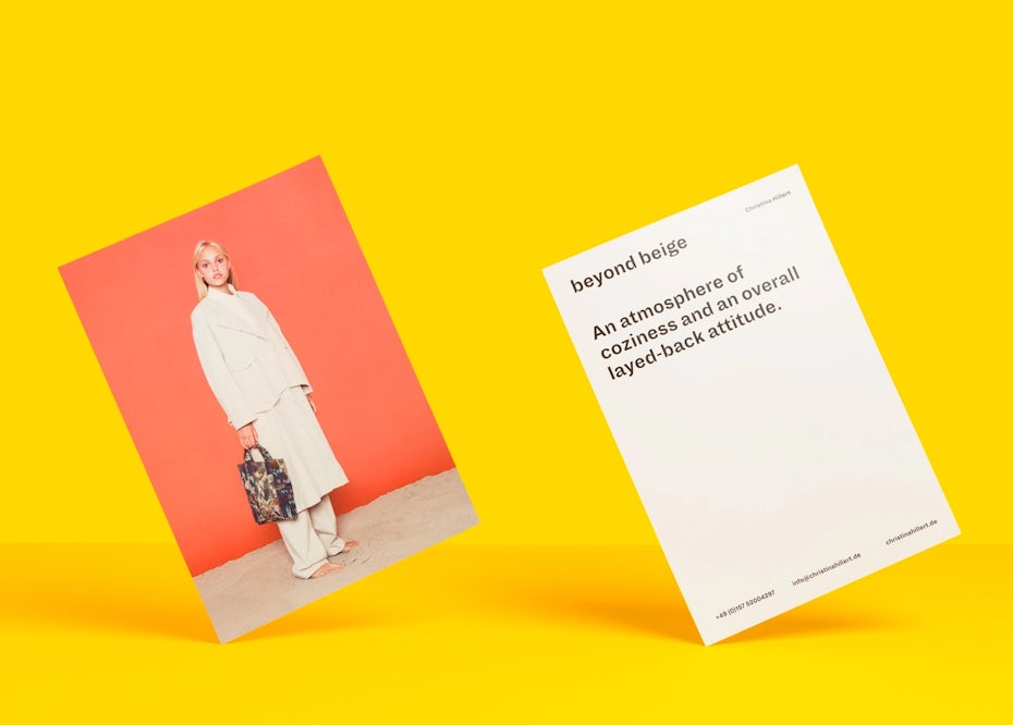 Beyond Beige lookbook via fontsinuse.com