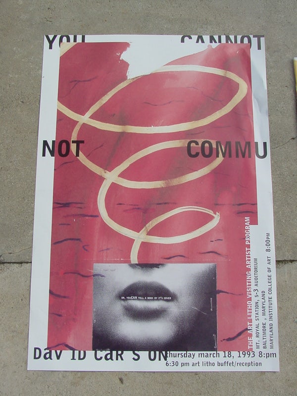 David Carson poster design