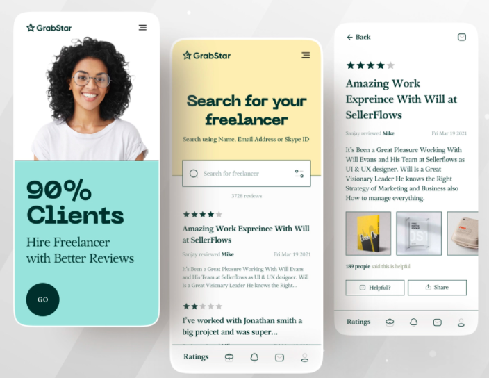 freelancer website with reviews